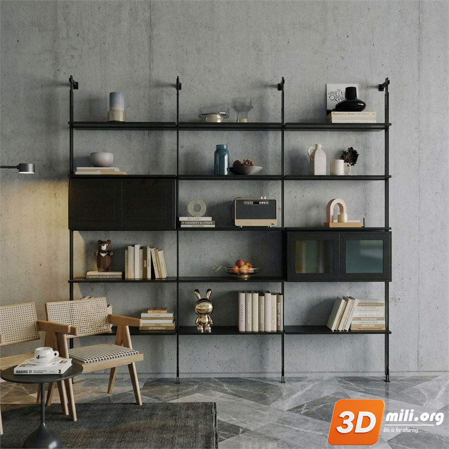 Decorative cabinet Skp Files